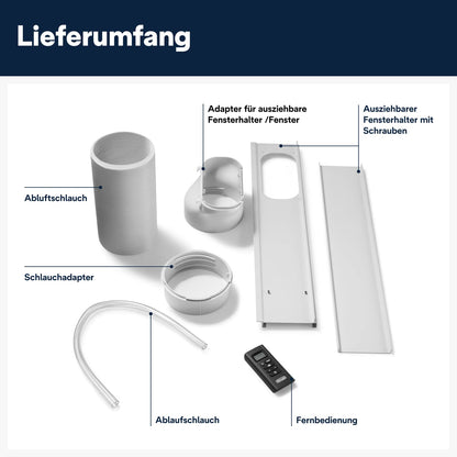De'Longhi Pinguino - Mobiles 3-in-1 Klimagerät, für Räume bis 27 m²