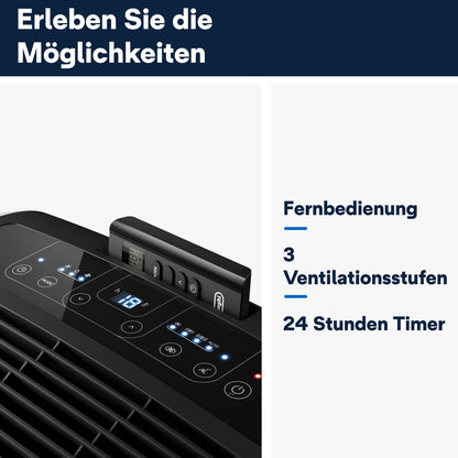 De'Longhi Pinguino - Mobiles 3-in-1 Klimagerät, für Räume bis 27 m²