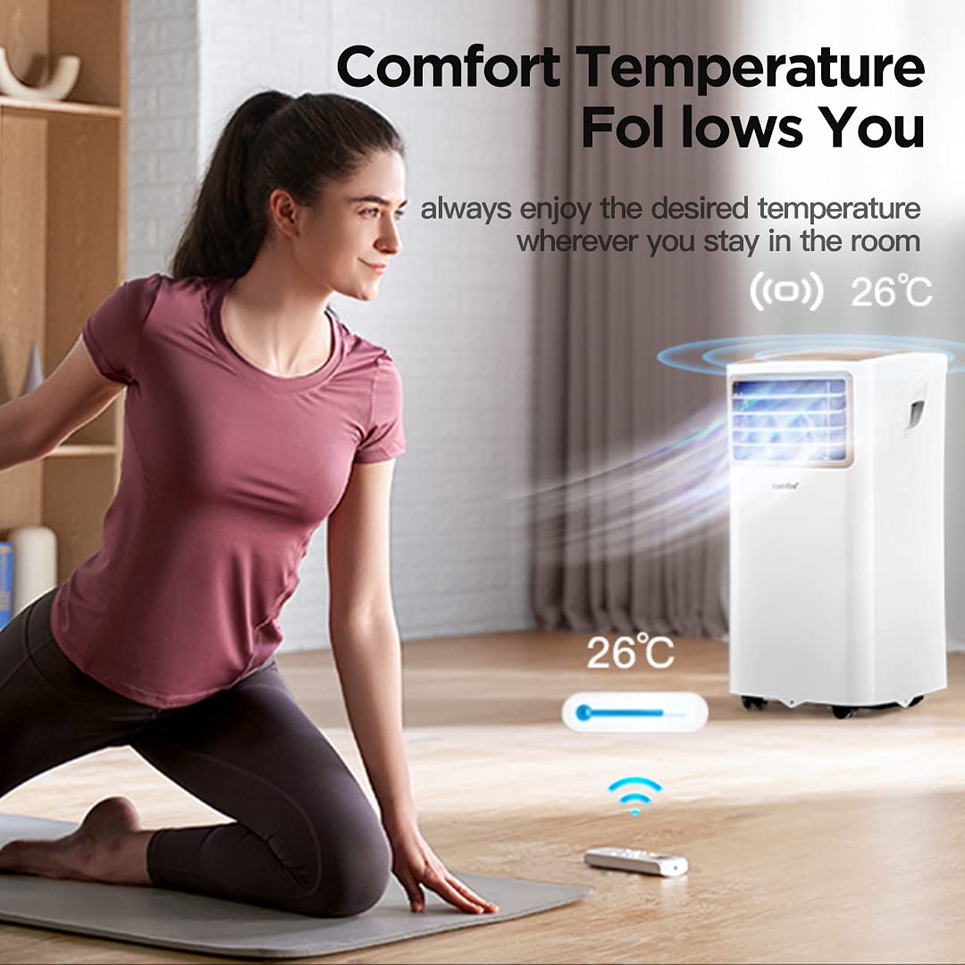 Comfee Mobiles Klimagerät Breezy Cool Pro 2.6, 9000 BTU, 2,6kW
