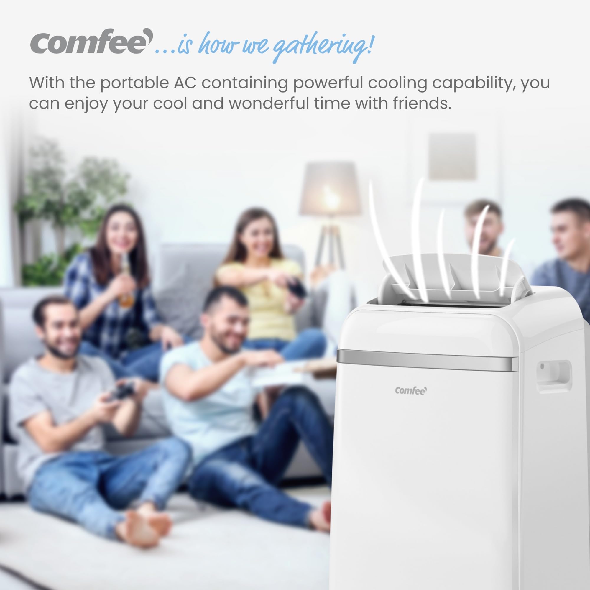 Comfee Mobiles Klimagerät Breezy Cool Pro 2.6, 9000 BTU, 2,6kW