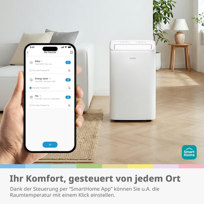 Comfee Mobiles Klimagerät Breezy Cool Pro 2.6, 9000 BTU, 2,6kW