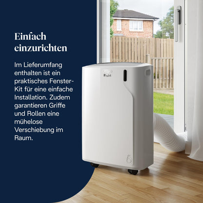 De'Longhi Pinguino - Mobiles 3-in-1 Klimagerät, für Räume bis 27 m²