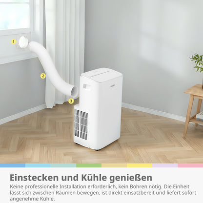 Comfee Mobiles Klimagerät Breezy Cool Pro 2.6, 9000 BTU, 2,6kW