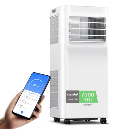 Comfee Mobiles Klimagerät Breezy Cool Pro 2.6, 9000 BTU, 2,6kW