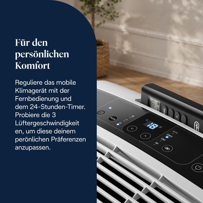 De'Longhi Pinguino - Mobiles 3-in-1 Klimagerät, für Räume bis 27 m²