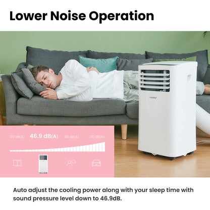 Comfee Mobiles Klimagerät Breezy Cool Pro 2.6, 9000 BTU, 2,6kW