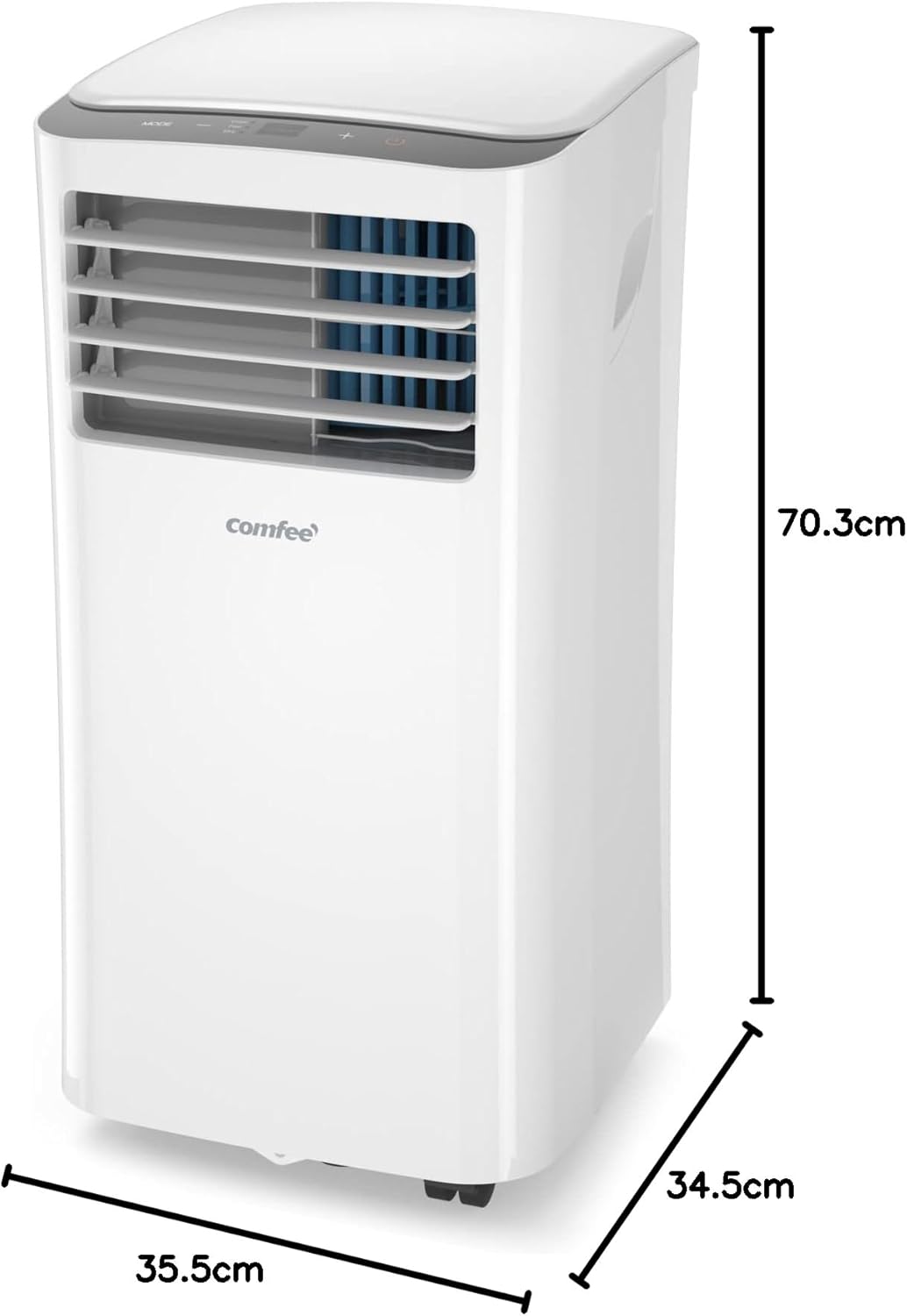 Comfee MPPH-09CRN7 mobiles Klimagerät 9000 BTU 2,6 kW Follow Me R290 Klasse A bis 33m²