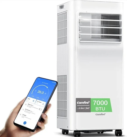 Comfee Breezy Cool Pro 2.0 mobile Klimaanlage 7000 BTU 2,0 kW WLAN App R290 bis 25m²